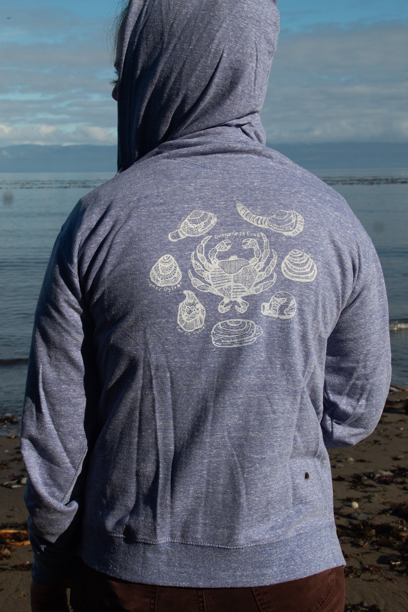 Shell Fish Delta Unisex Zip up Hoodie