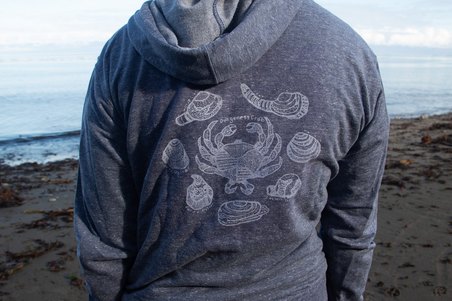 Shell Fish Delta Unisex Zip up Hoodie