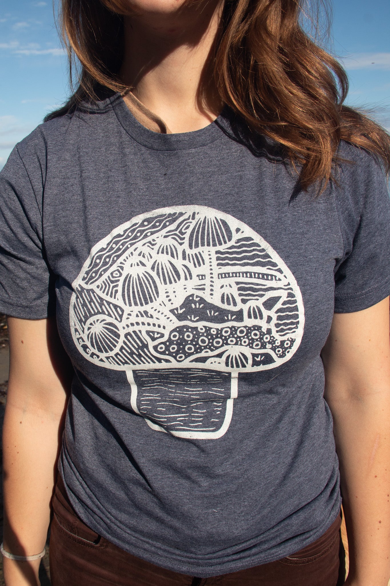Gildan Soft style Mushroom Tshirt