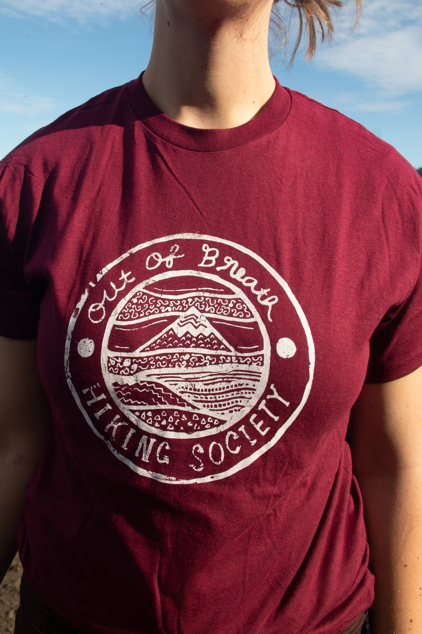 Brown Softsyle Gildan Hiking Society Tshirt