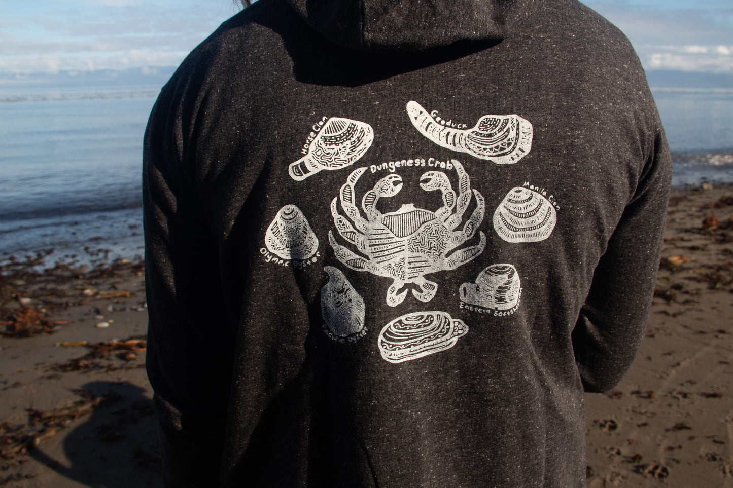 Shell Fish Delta Unisex Zip up Hoodie