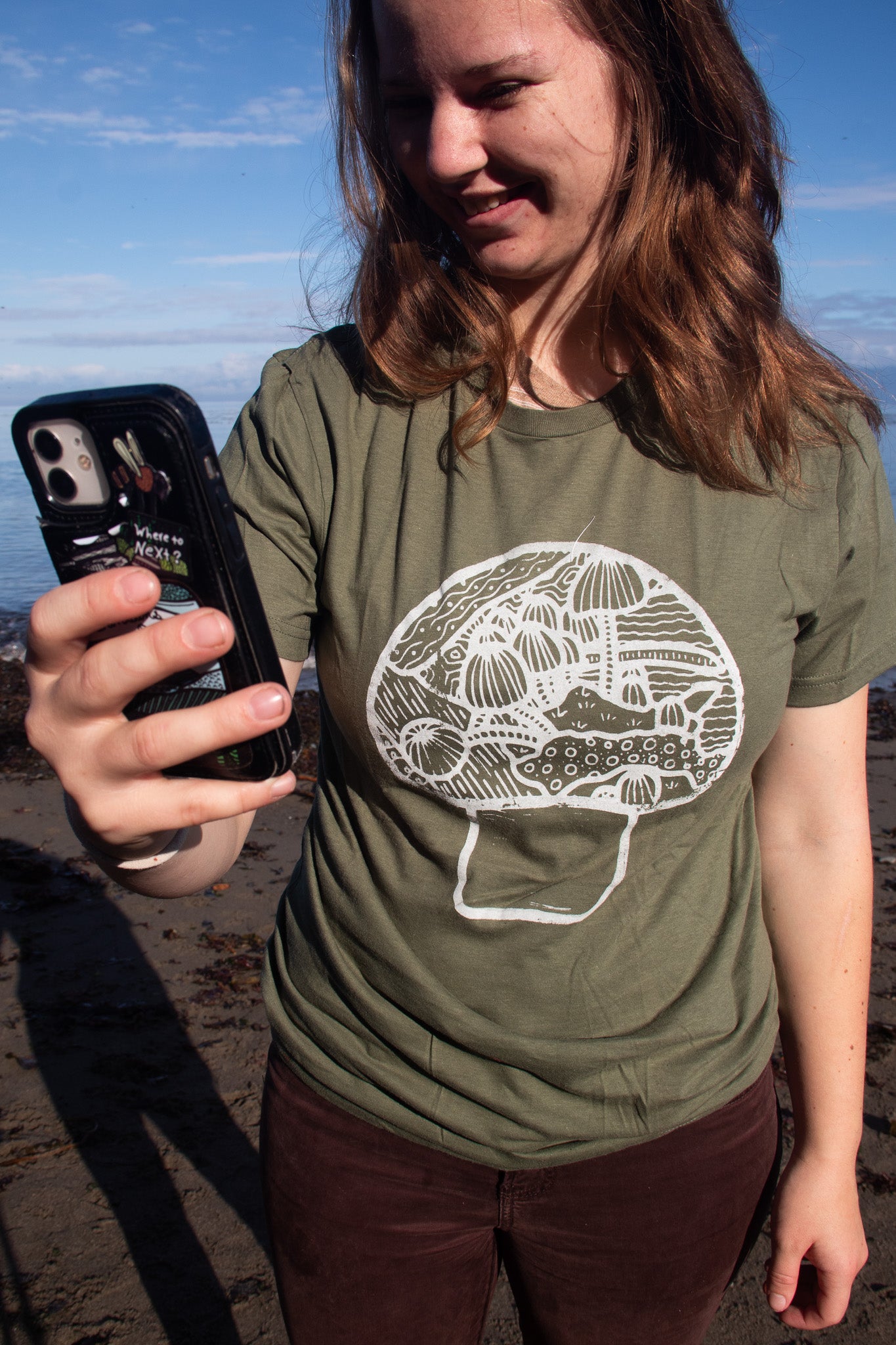 Gildan Soft style Mushroom Tshirt