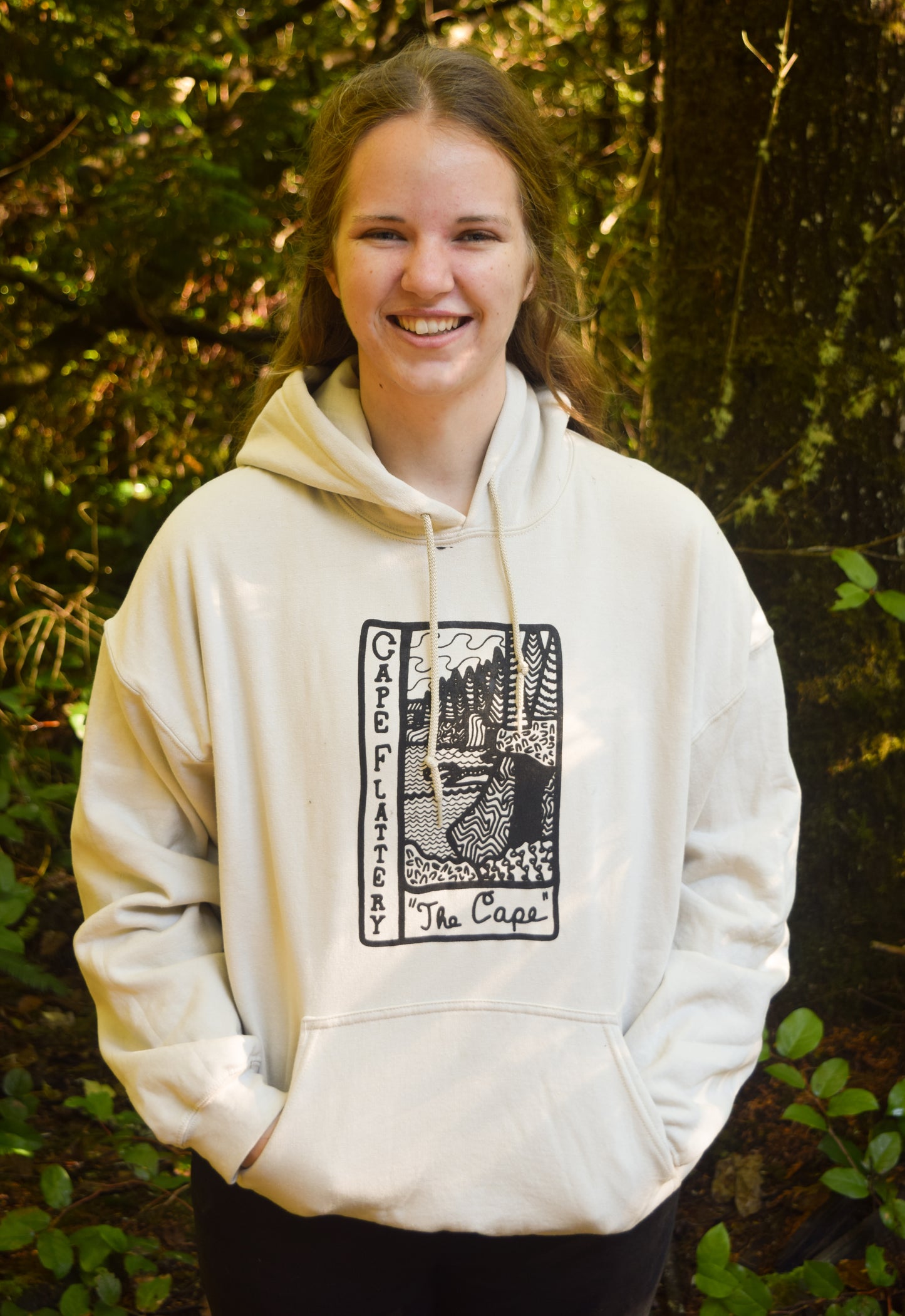 Tan Cape Flattery Hoodie