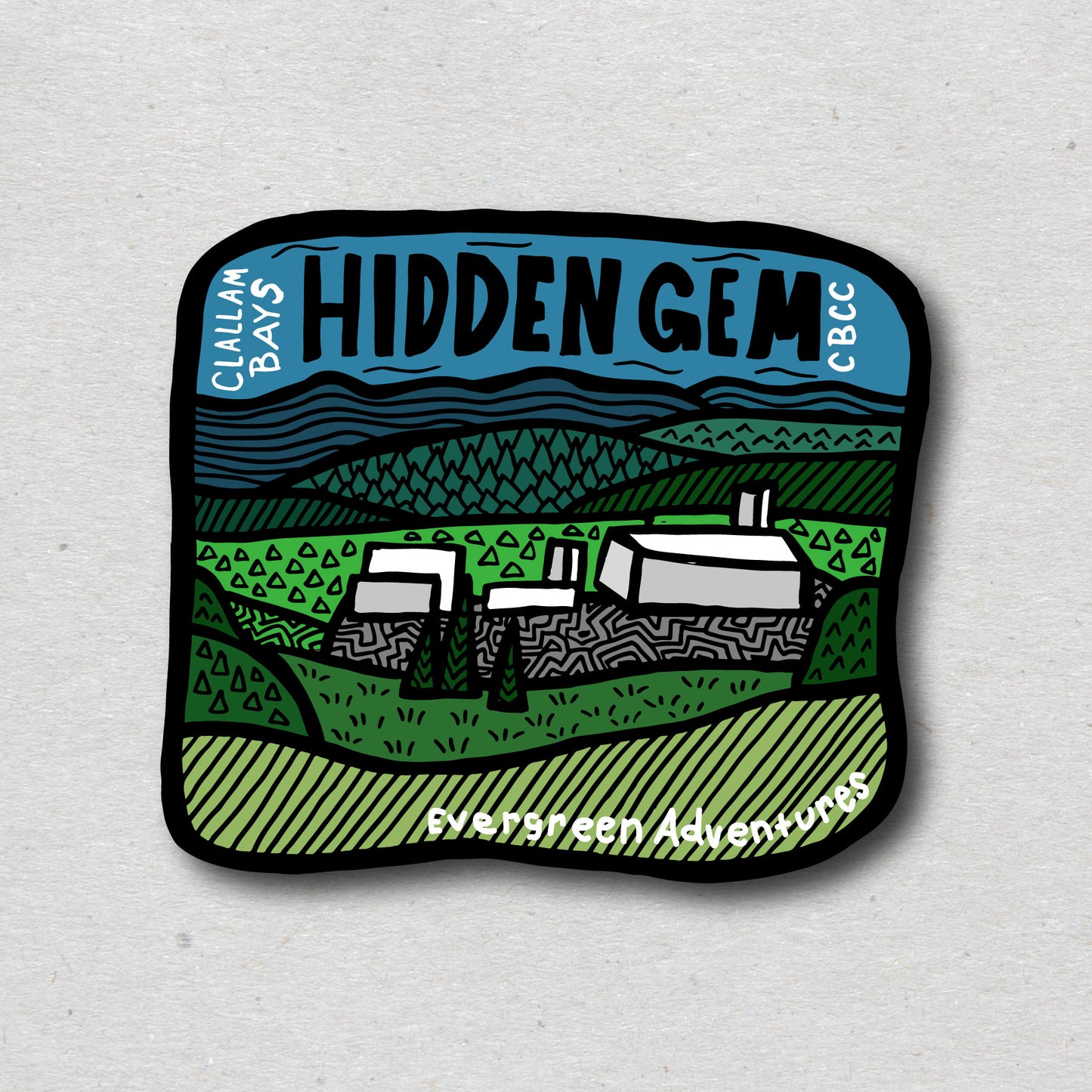 Clallam Bay's Hidden Gem Sticker/Magnet