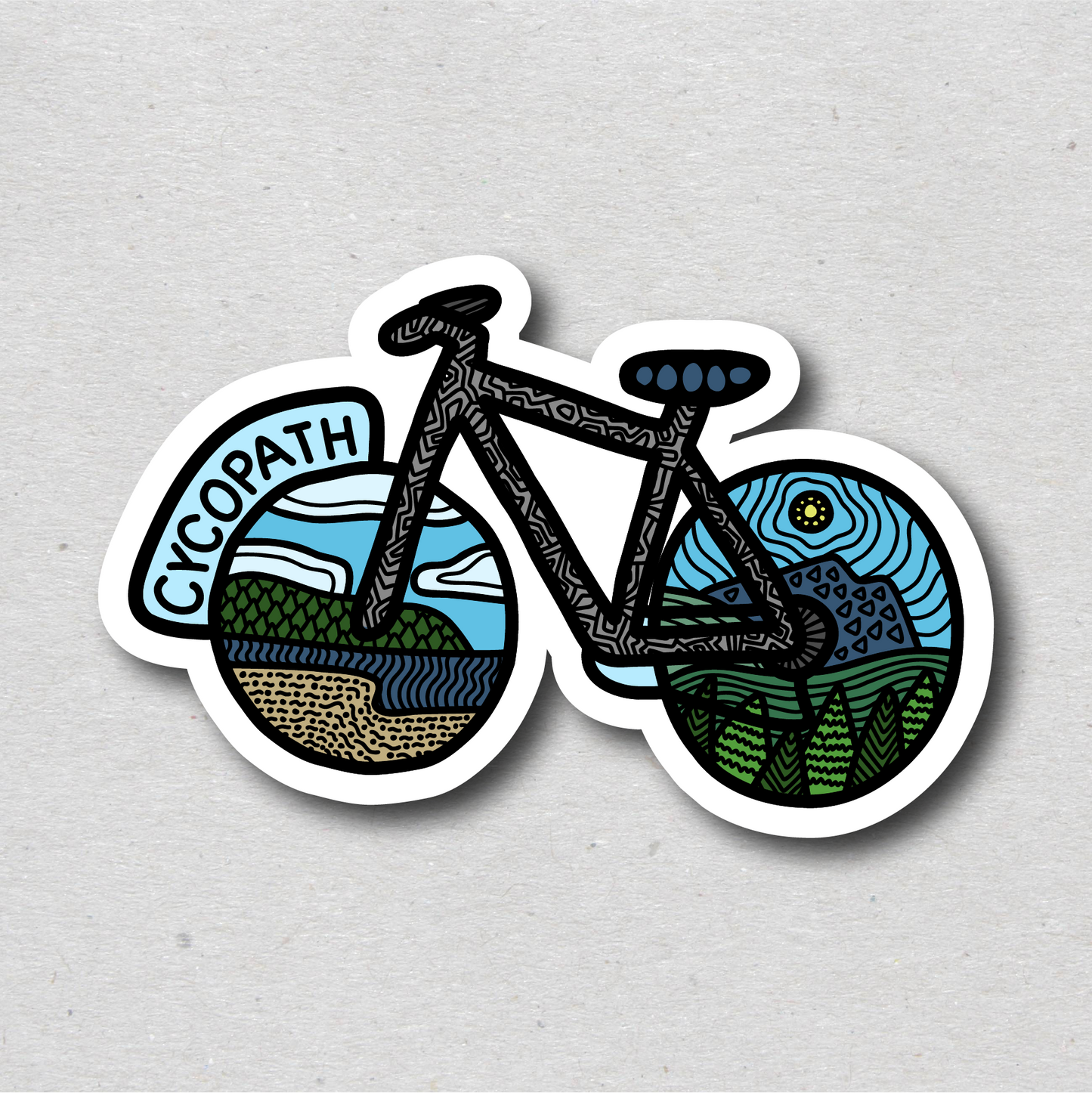 Cycopath Sticker/Magnet