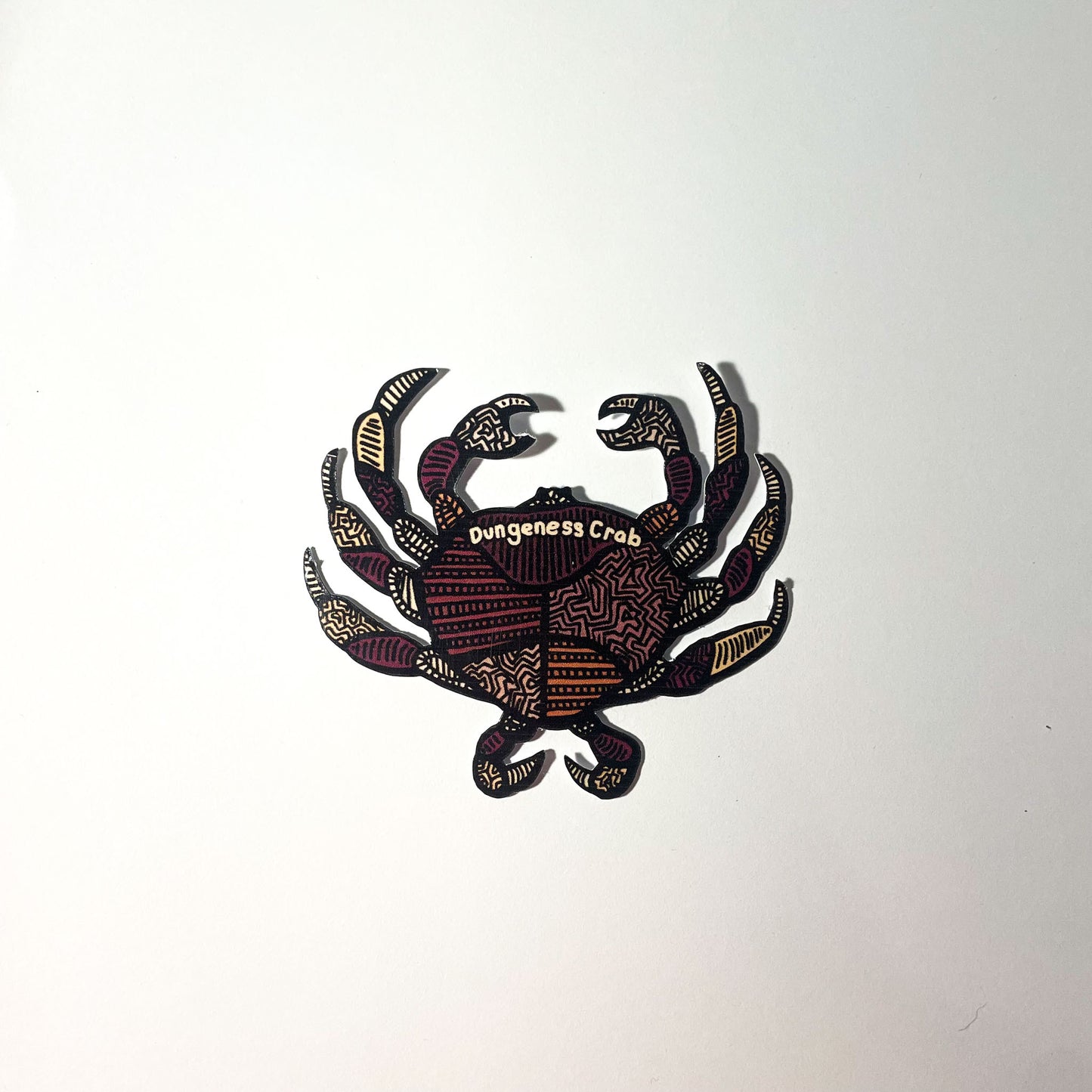 Dungeness Crab Sticker/Magnet