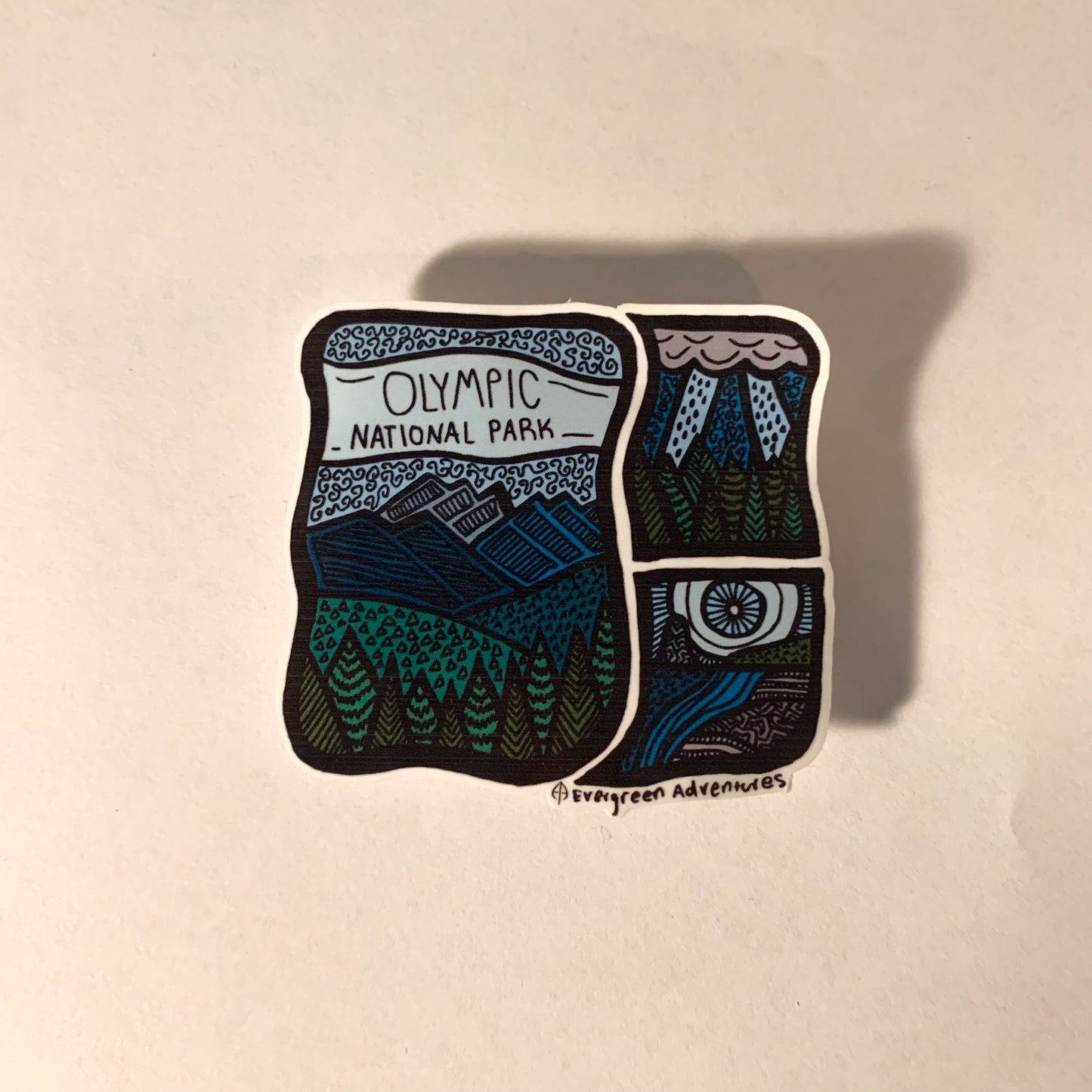Olympic National Park Landscapes Sticker/Magnet