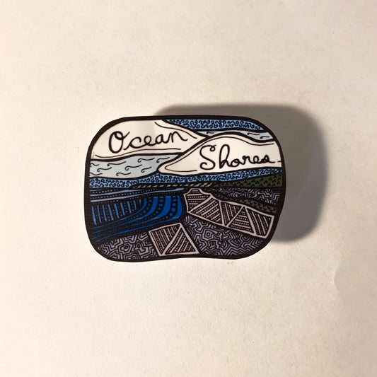 Ocean Shores Sticker/Magnet