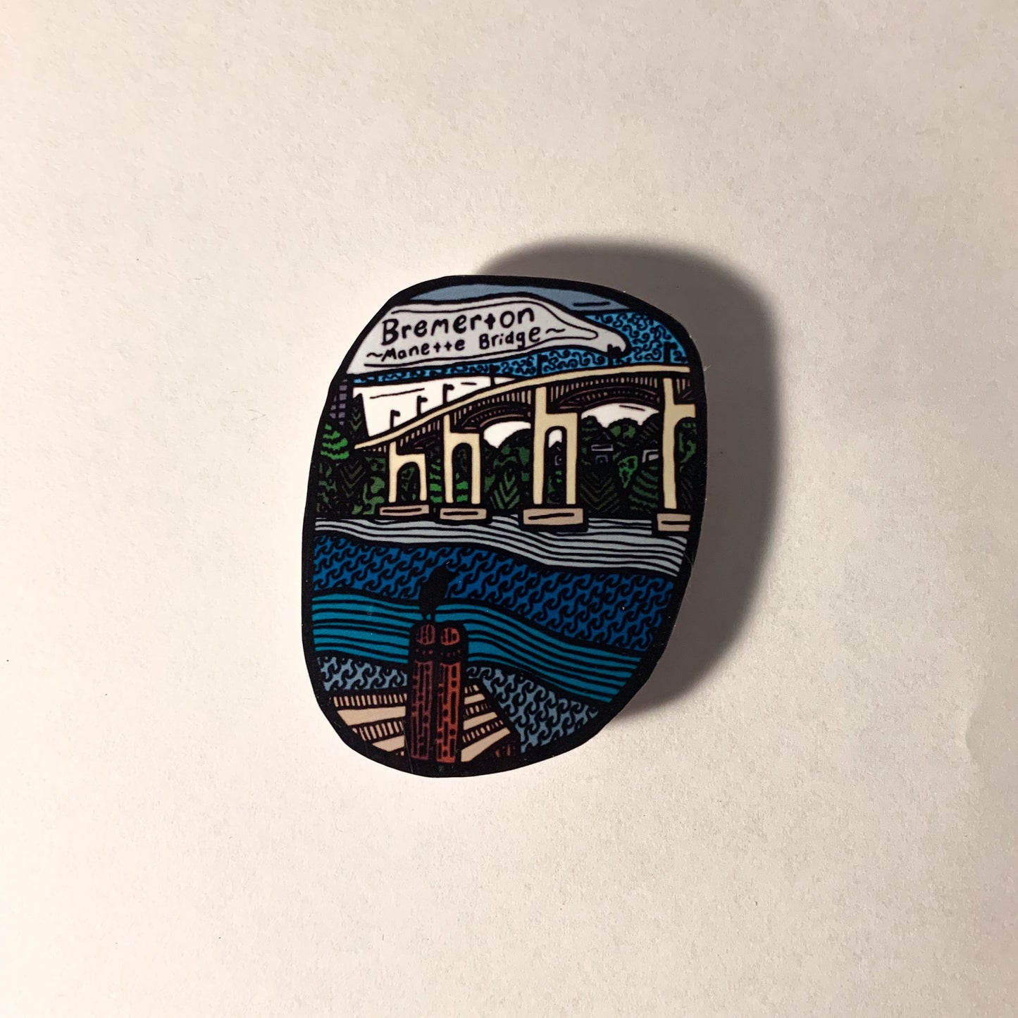 Bremerton Manette Bridge Sticker/Magnet