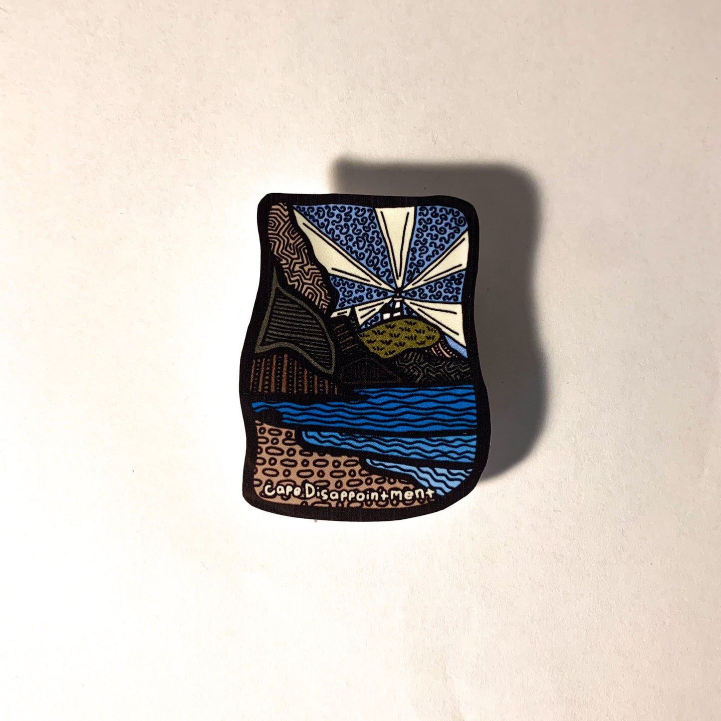 Cape Disappointment Light House Sticker/Magnet