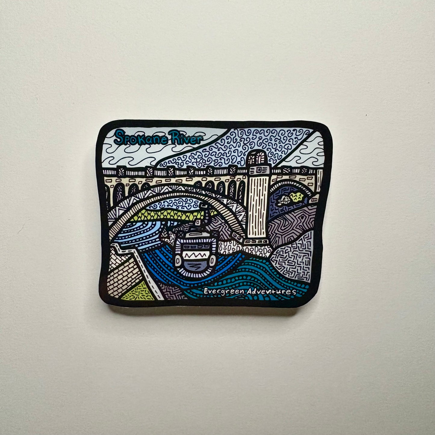 Spokane River - Sticker/Magnet