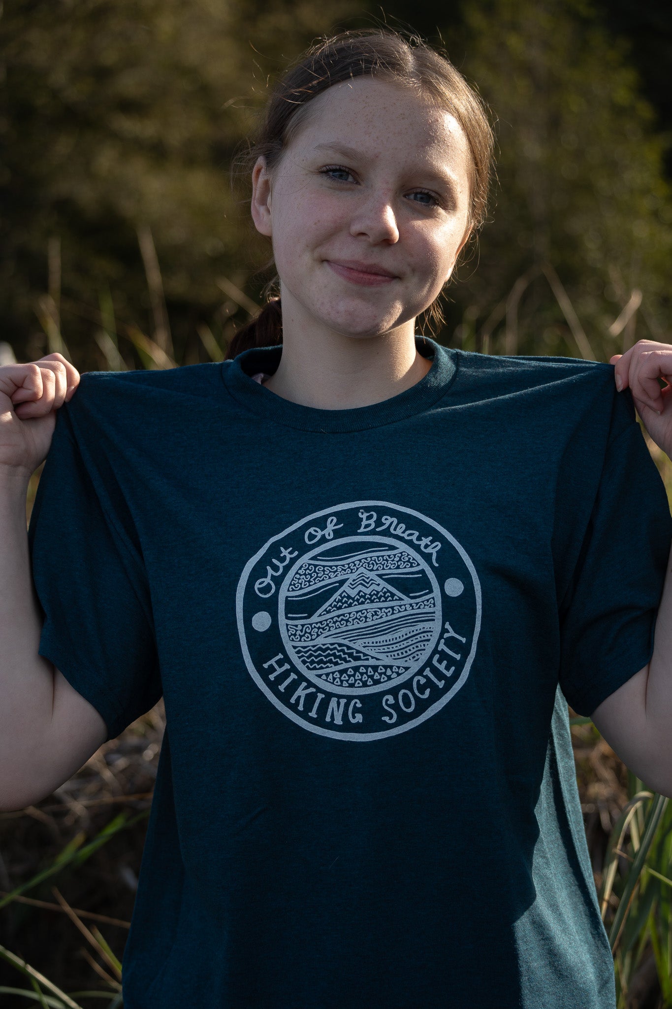 Out Of Breathe Hiking Society T-shirt