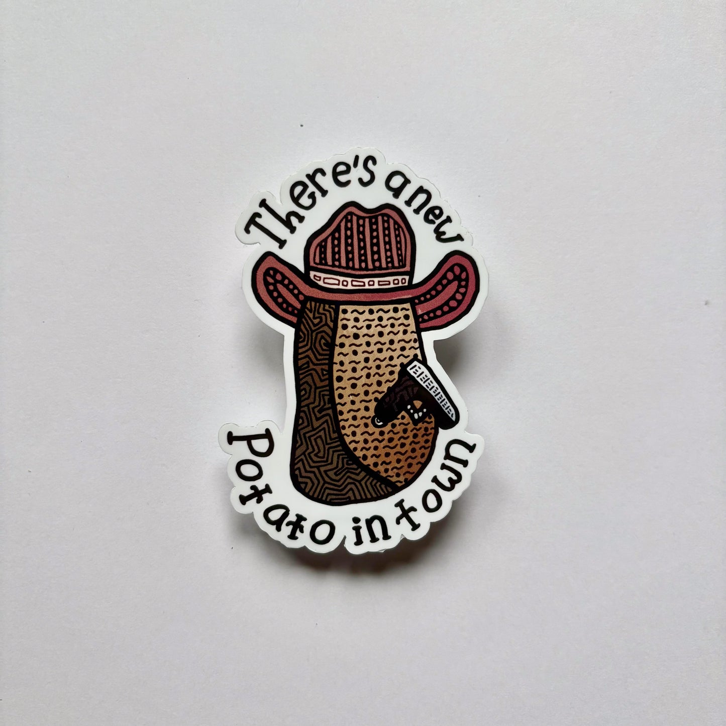 Potato Gun Sticker/Magnet