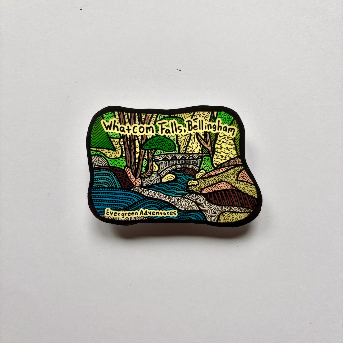 Whatcom Falls Sticker/Magnet