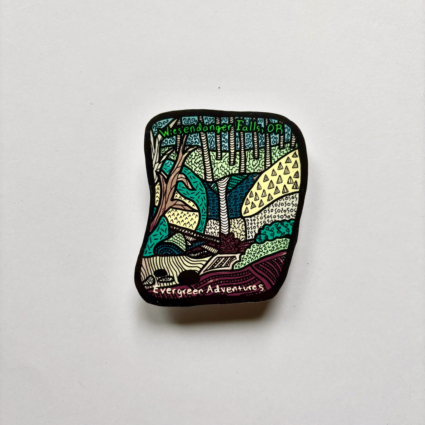 Wizendanger Falls Sticker/Magnet