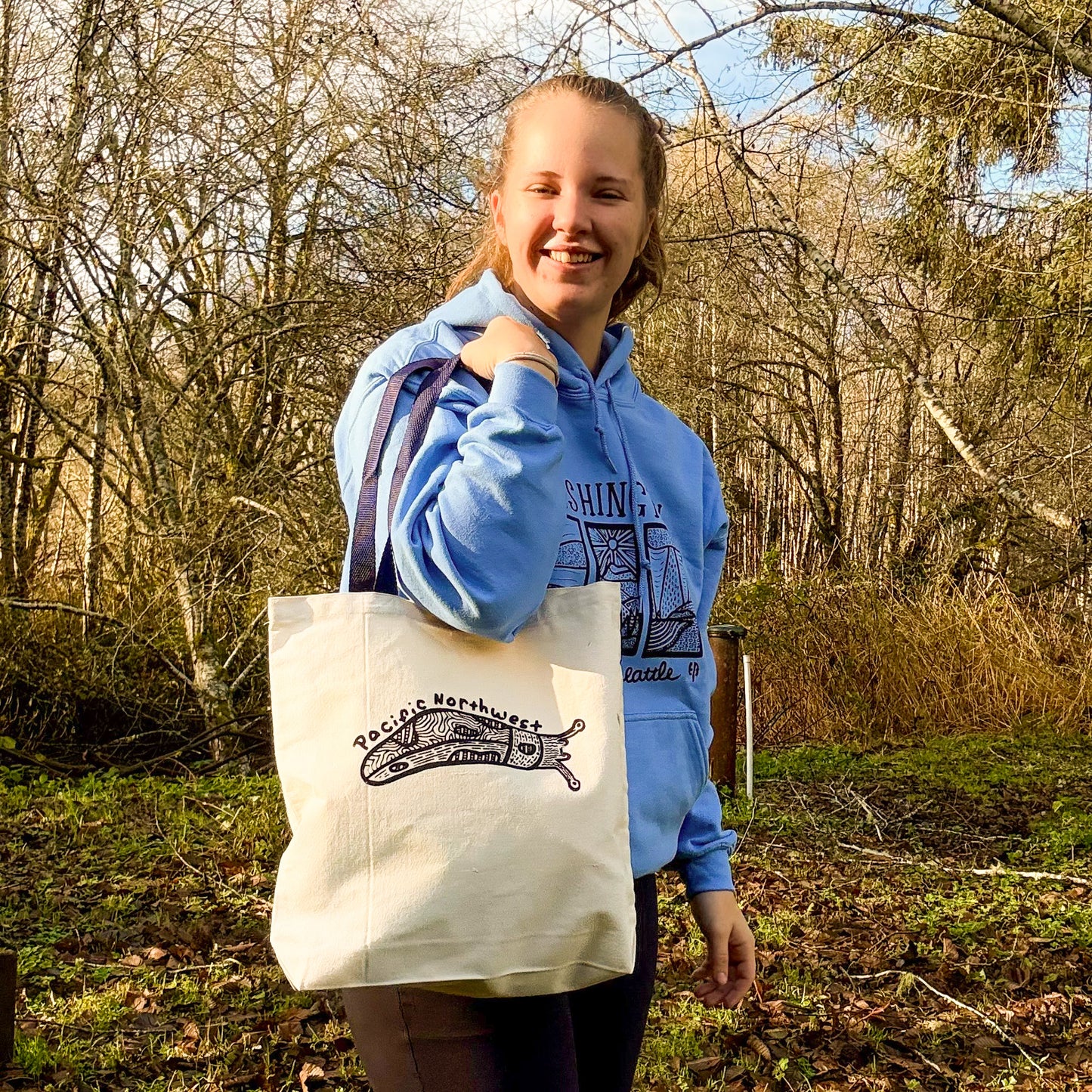 Banana Slug Canvas Tote Bag