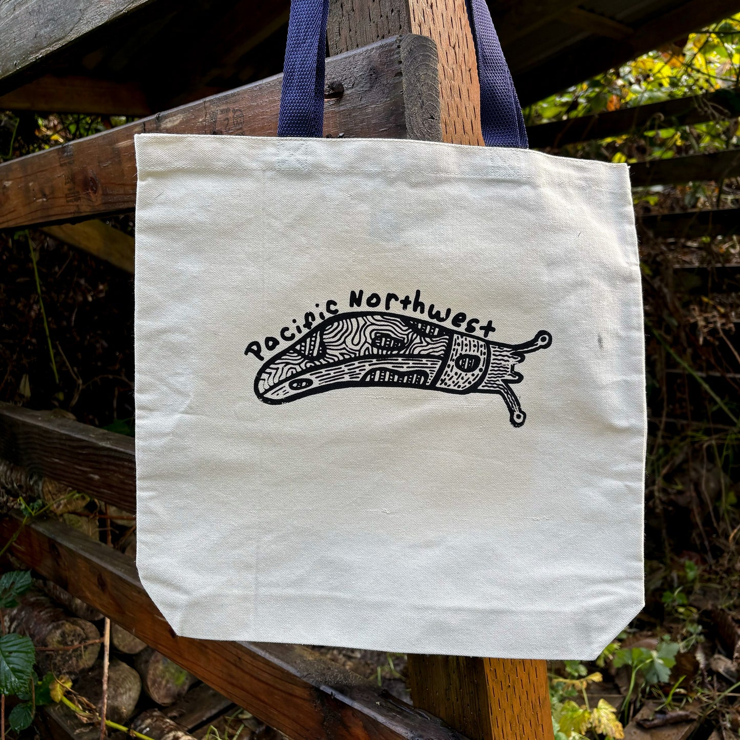 Banana Slug Canvas Tote Bag