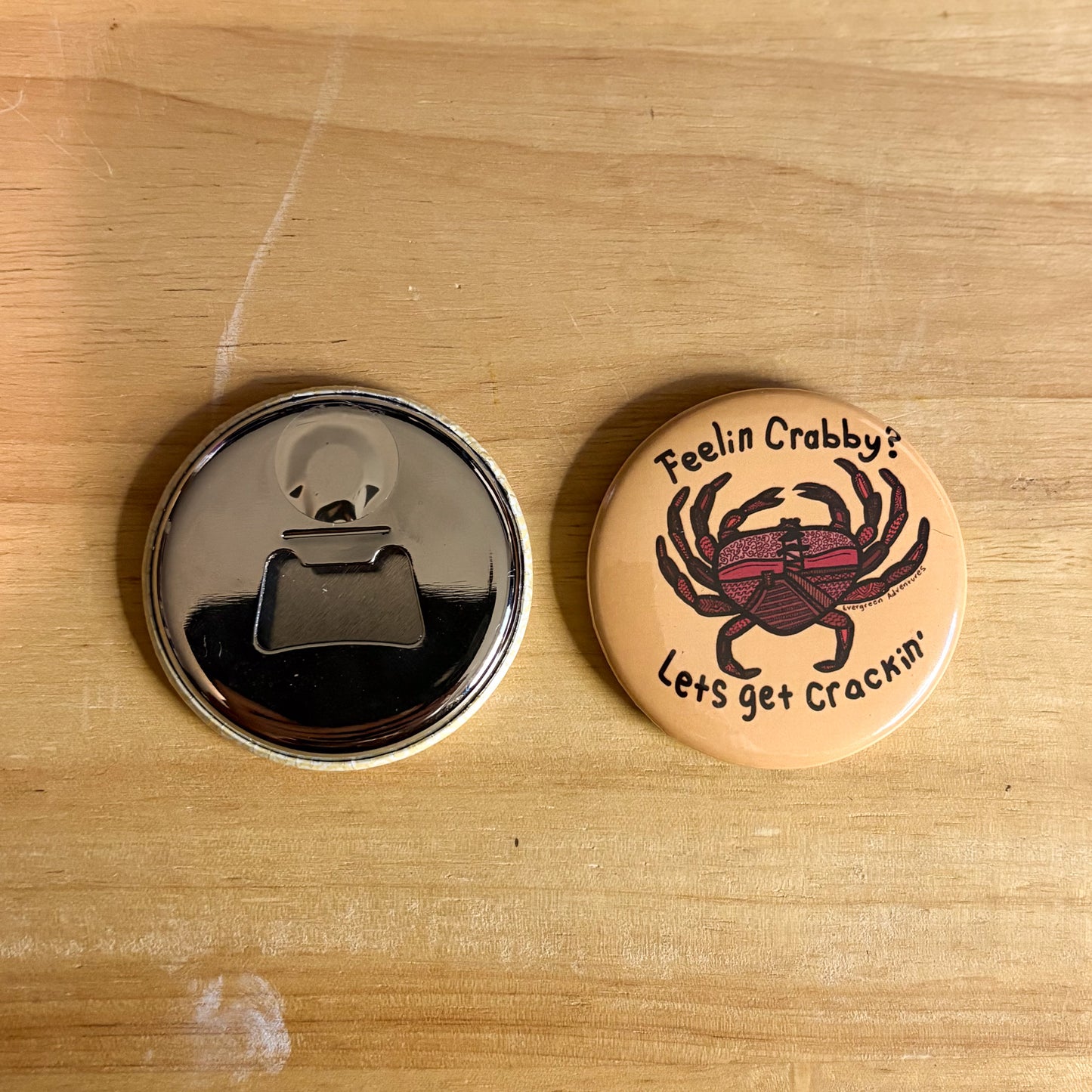 Crab Bottle Opener Magnet