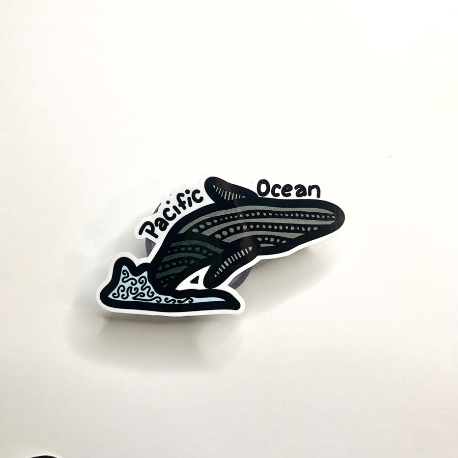 Grey Whale Sticker/Magnet
