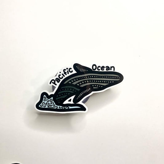 Grey Whale Sticker/Magnet