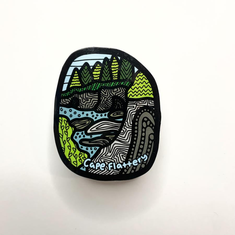 Cape Flattery Sticker/Magnet