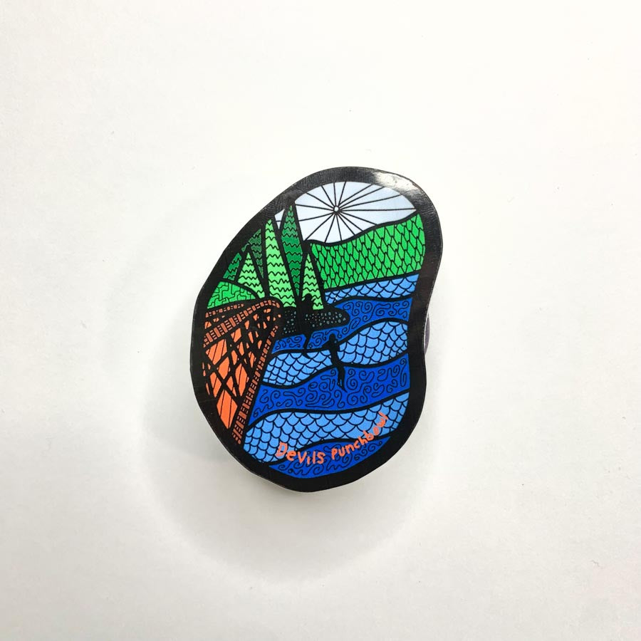 Devils Punchbowl ONP Sticker/Magnet