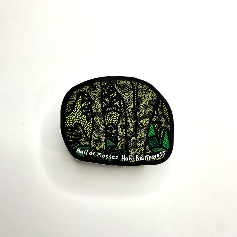 Hoh Rainforest ONP Sticker/Magnet