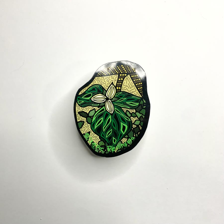 Olympic Peninsula Trillium Sticker/Magnet