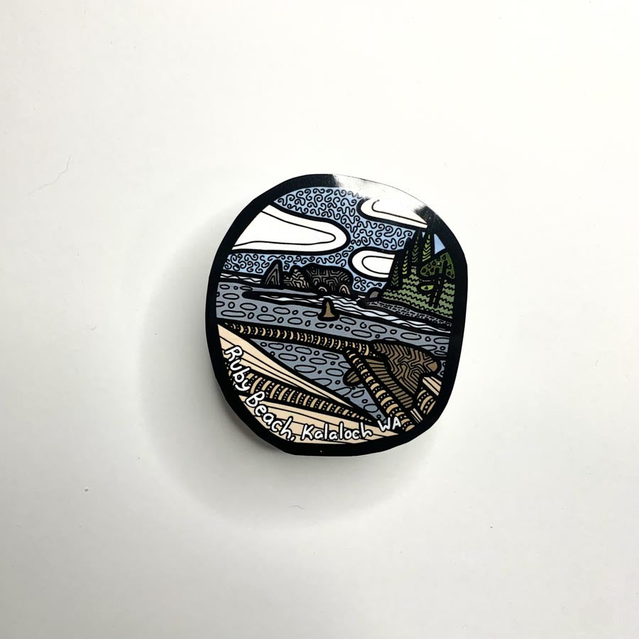 Ruby Beach ONP Sticker/Magnet