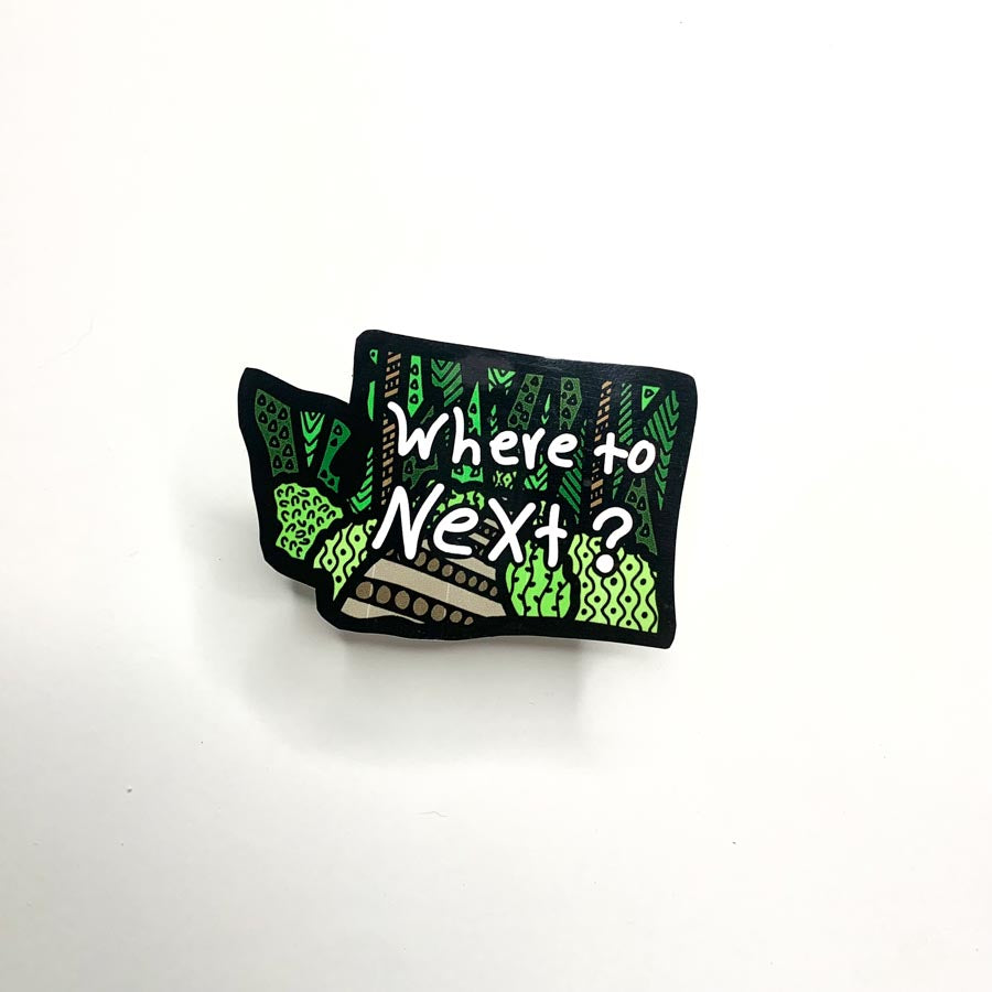 Where To Next Sticker/Magnet