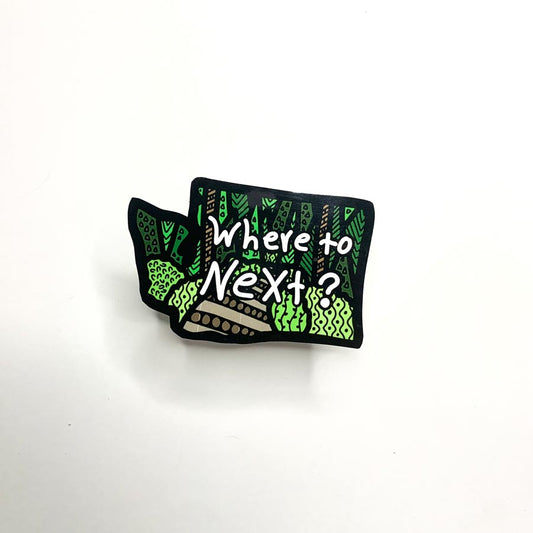 Where To Next Sticker/Magnet