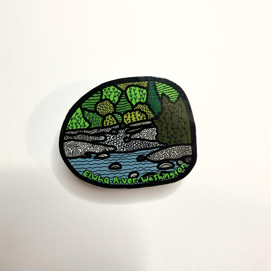 Elwha River ONP Sticker/Magnet