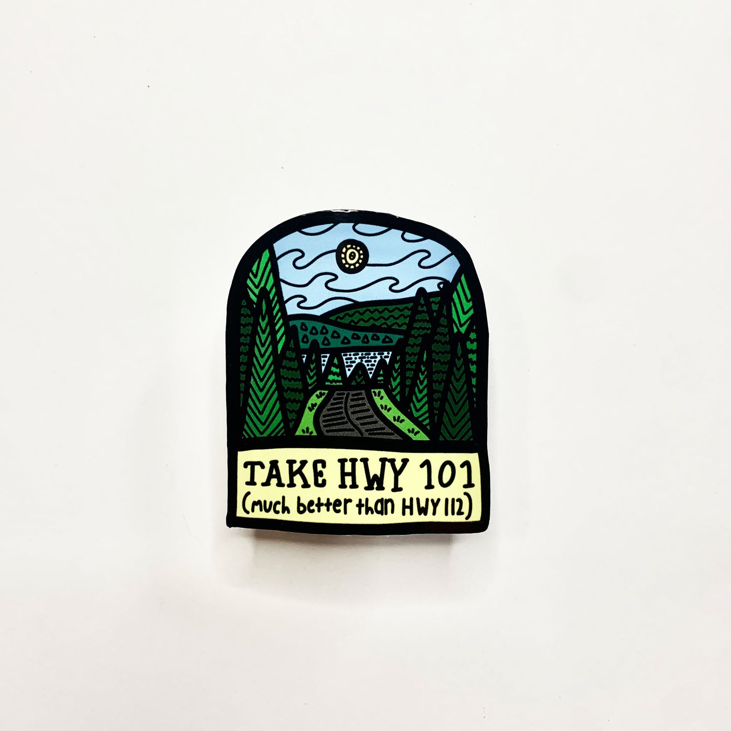 Highway 101 Sticker/Magnet