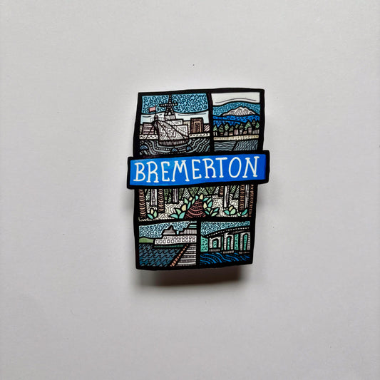 Bremerton Collage Sticker/Magnet
