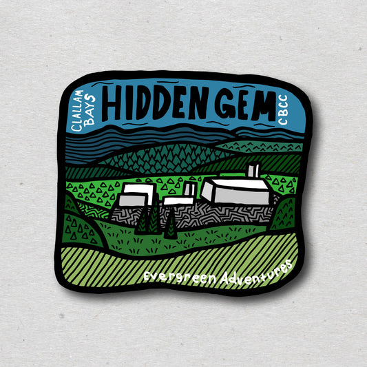 Clallam Bay's Hidden Gem Sticker/Magnet