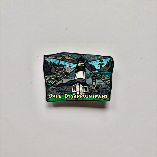 Cape Disappointment Collage Sticker/Magnet