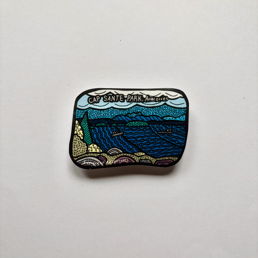 Cap Sante Park Anacortes Sticker/Magnet