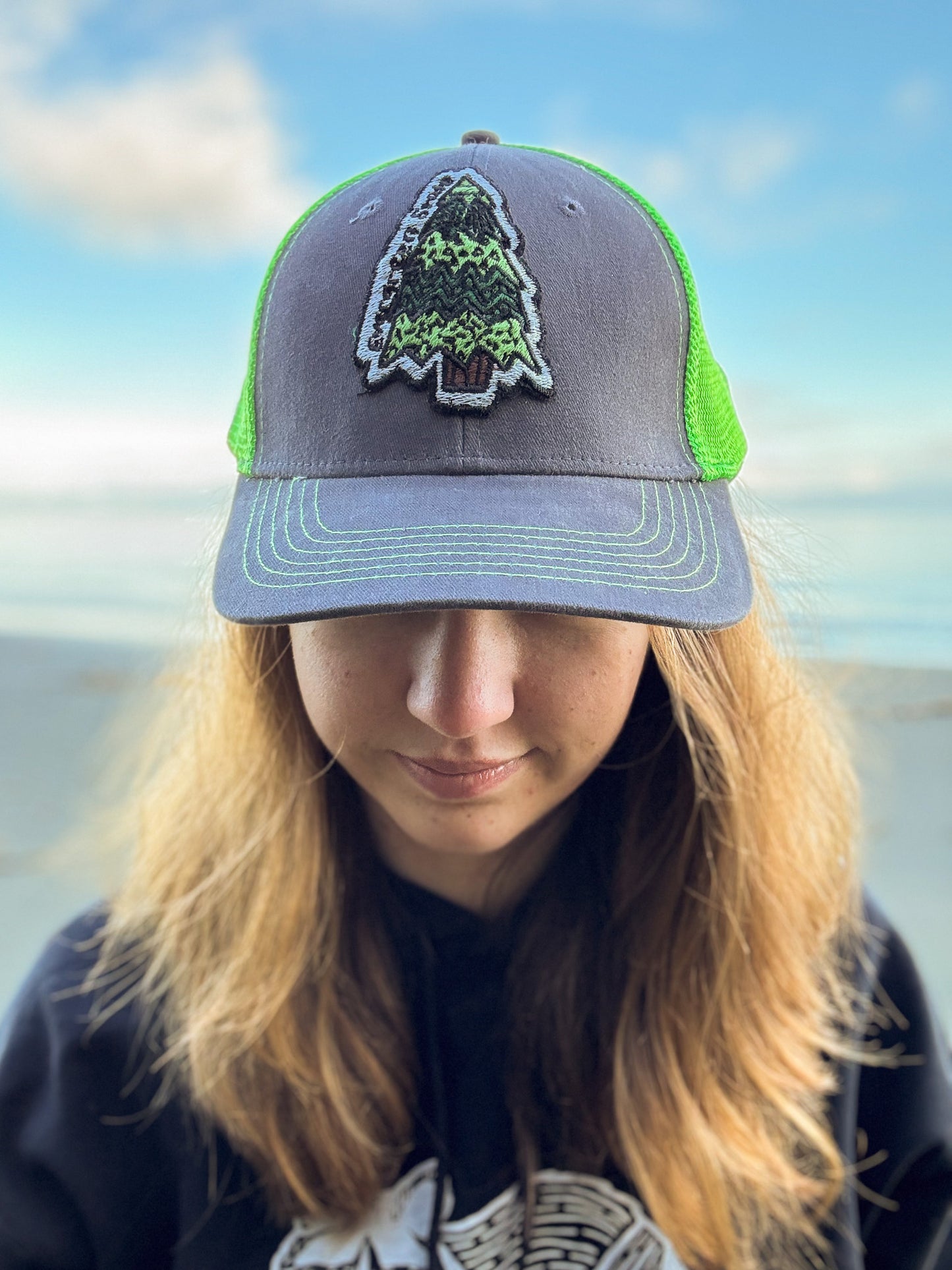 Evergreen Tree - Adams trucker cap