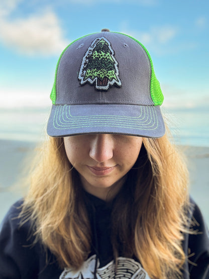 Evergreen Tree - Adams trucker cap