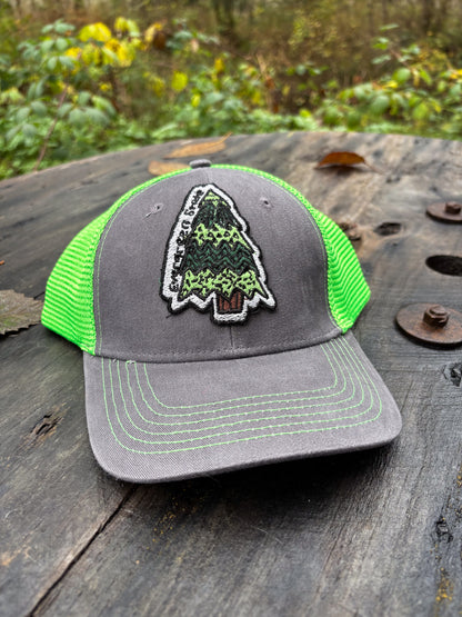 Evergreen Tree - Adams trucker cap