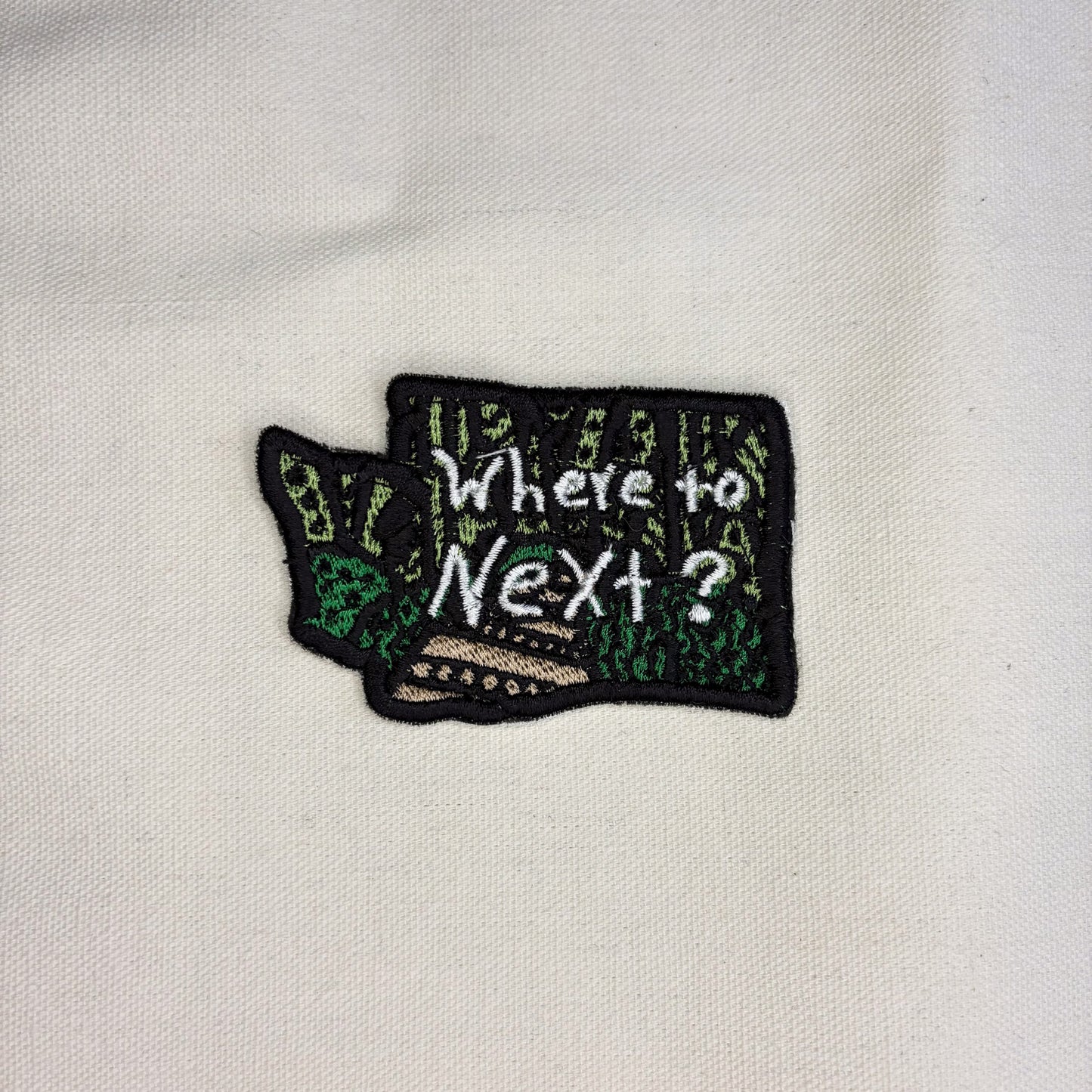 Where To Next WA Embroidered Patch