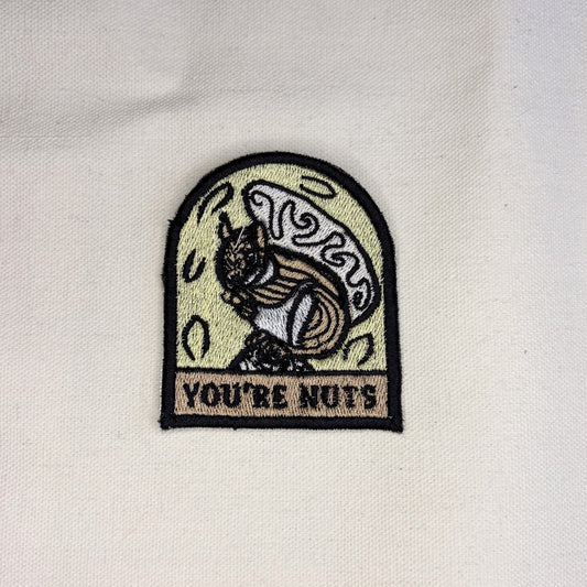 Squirrel Embroidered Patch