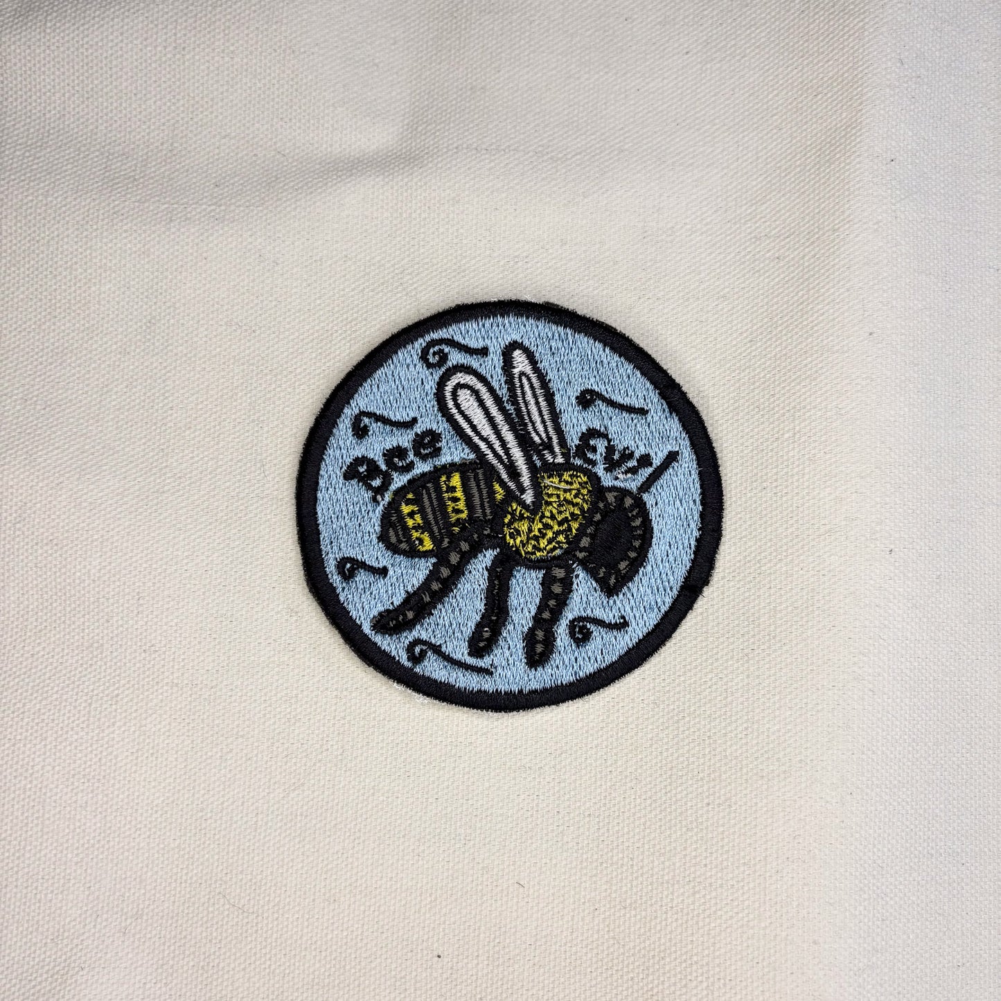 Bee Evil Embroidered Patch