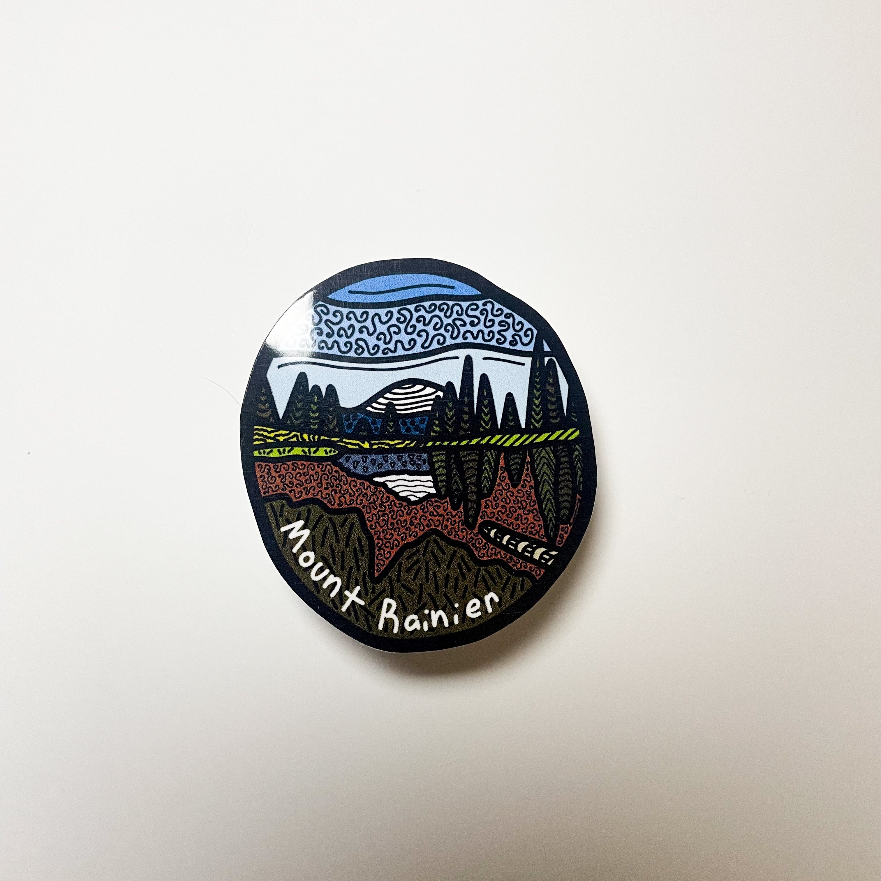 Mount Rainer Sticker/Magnet – evergreenadventures
