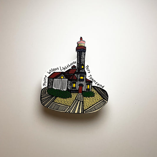 Point Wilson Lighthouse Sticker/Magnet