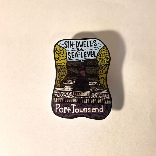 Port Townsend Stairs Sticker/Magnet