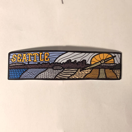 Seattle Landscape Large Sticker