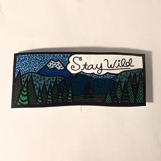 Stay Wild Large Sticker