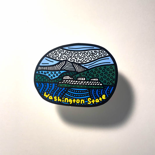 Washington Ferry Sticker