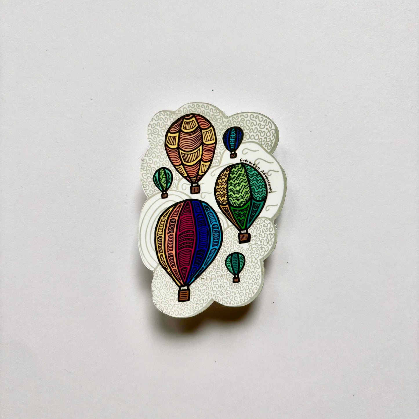 Hot Air Balloons Sticker/Magnets